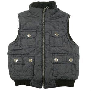 Sovereign Code Toddler Holloran Vest Navy Checked Black Trim Size 24M